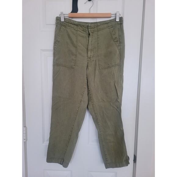 J. Crew Olive Green Cargo Pants - Picture 1 of 6